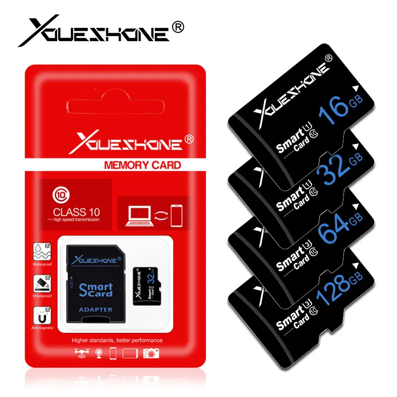 Класс 10 Черный micro sd карта 8 ГБ 16 ГБ 32 ГБ 64 ГБ 128 Гб карта памяти Microsd SD usb флэш для смартфона