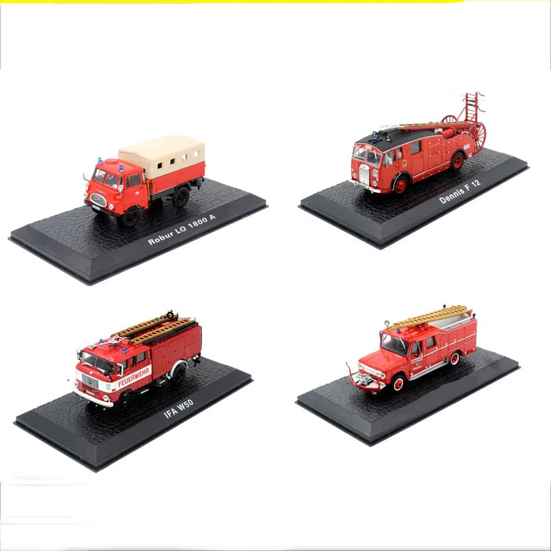 Diecast 1/72 Fire Truck Model Alloy Simulation Fighting Ladder Collection Ornaments Display Boy Toys Adult Souvenir | Игрушки и хобби