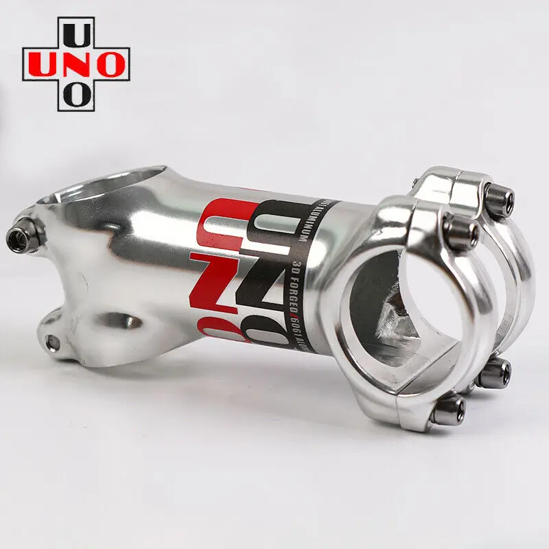 MTB Bike Stem BMX Road Mountain Bicycle Stems Aluminium Alloy Sliver 7/17/35 Degree 1-1/8 Threadless Lightweight 31.8*60-130mm | Спорт и