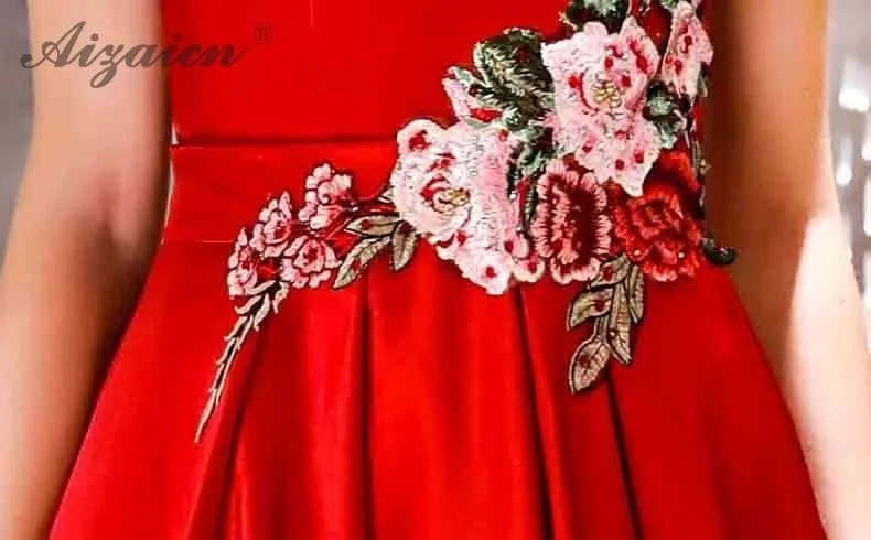 2019 Новые Красные Длинные Cheongsam современные китайские вечерние платья Qi Pao Восточный Стиль Вечерние платья женское китайское платье Qipao