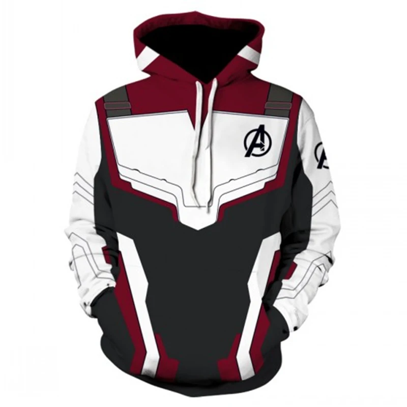 2019 The Avengers Endgame Quantum Realm Cosplay Costume Hoodies Men Hooded Avengers Zipper End Game Sweatshirt Jacket 2019 The Avengers Endgame Quantum Realm Cosplay Costume Hoodies Men Hooded Avengers Zipper End Game Sweatshirt Jacket