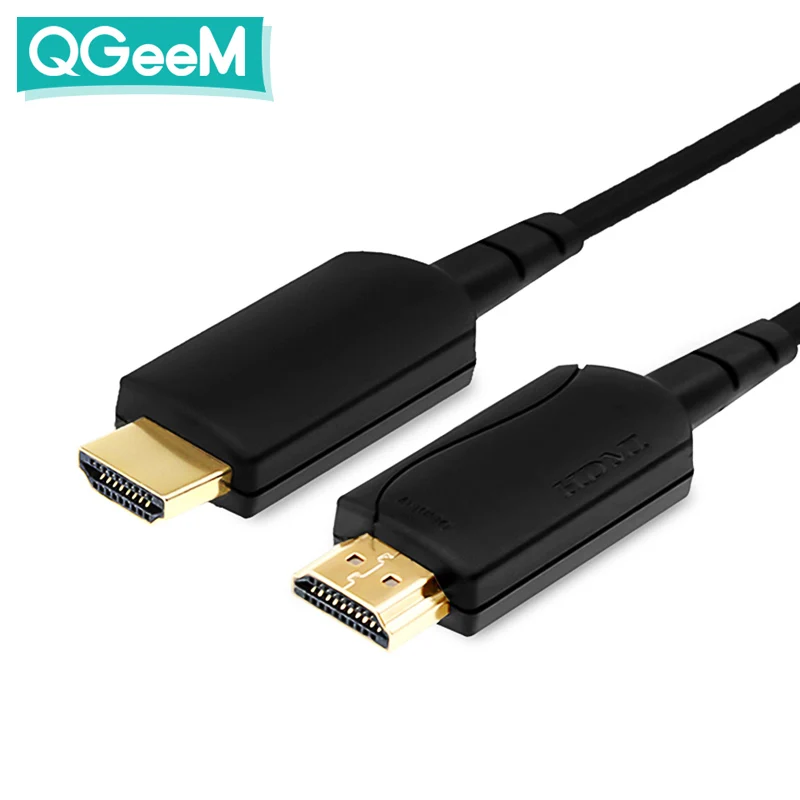 Кабель QGeeM HDMI видеокабели с позолоченным штекером 1 4 дюйма 1080P 3D кабель для Apple TV LCD