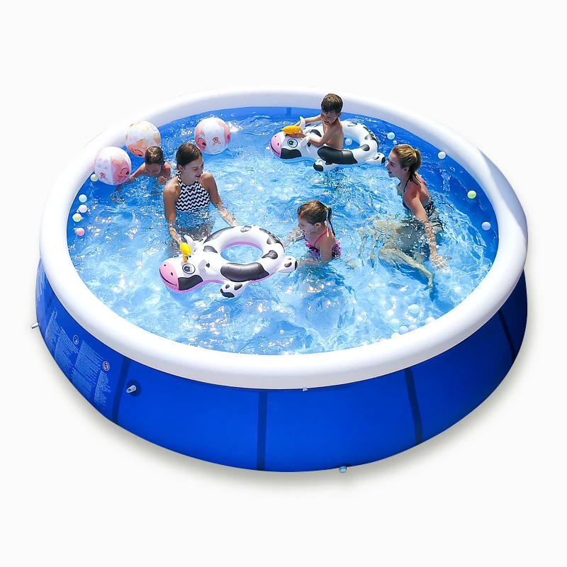 summer round bracket inflatable swimming pool for family large outdoor PVC pool adult child home swimming pool summer round bracket inflatable swimming pool for family large outdoor PVC pool adult child home swimming pool