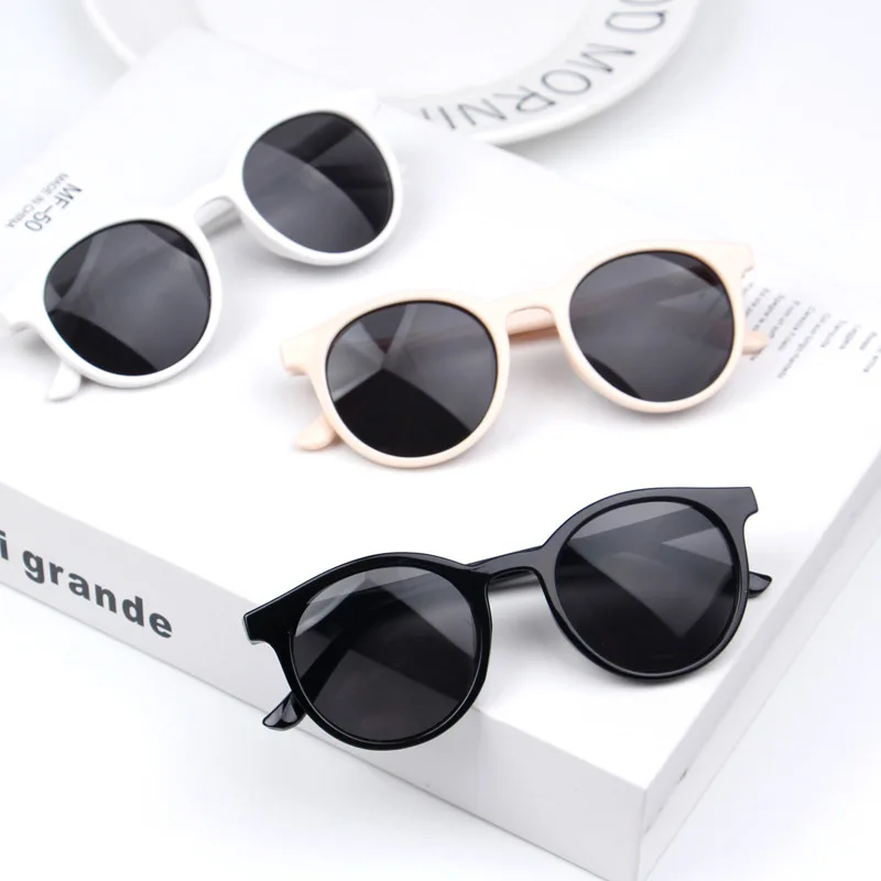 

Children Sunglasses Girls And Boys Kids Sunglasses Round Sun Glasses Vintage Baby Eyeglasses Oculos simple Eyewear UV400