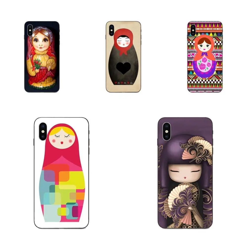 Винтаж русский Matryoshka Куклы Мягкие класса люкс для samsung Galaxy A3 A5 A6 A6s A7 A8 A9 A10 A20E A30 A40 A50