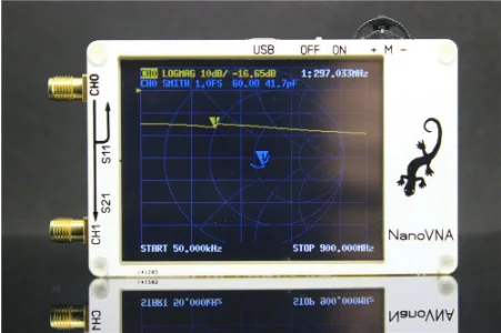 2,8 дюймов lcd нановна VNA HF VHF UHF UV векторный сетевой анализатор антенный анализатор+ ПК программное обеспечение+ батарея