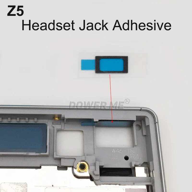 Dower Me 12 шт./компл. отпечатков пальцев телефона отверстие Джек Батарея двусторонний клей спереди и длинное сзади полный набор клей для sony Xperia Z5 Z5Dua