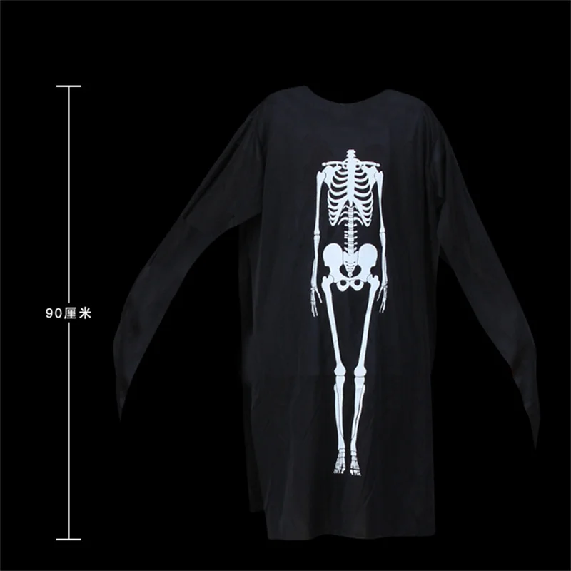 cosplay children's Halloween horror costume costume party adult skeleton clothing skull thriller skeleton ghost clothing