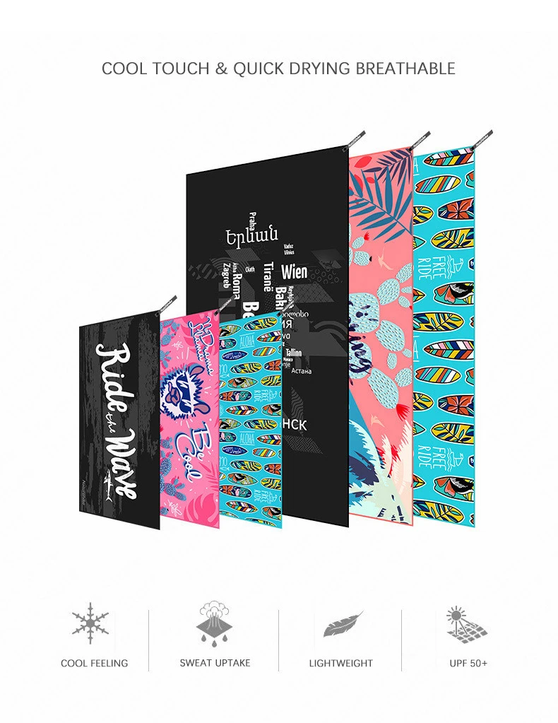 NatureHike COOL Fast-Dry Microfiber Beach Towels Ultra Absorbent Swimming Towel for Kids& Adults Water Sports UV Sun Protection