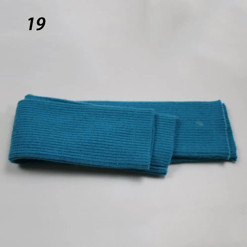 19-Lake Blue Sparsil, женские осенние кашемировые вязаные перчатки длиной до локтя, одноцветные мягкие перчатки без пальцев 40 см, длинные теплые рукавицы handschoe Femal - Цвет: 19-Lake Blue