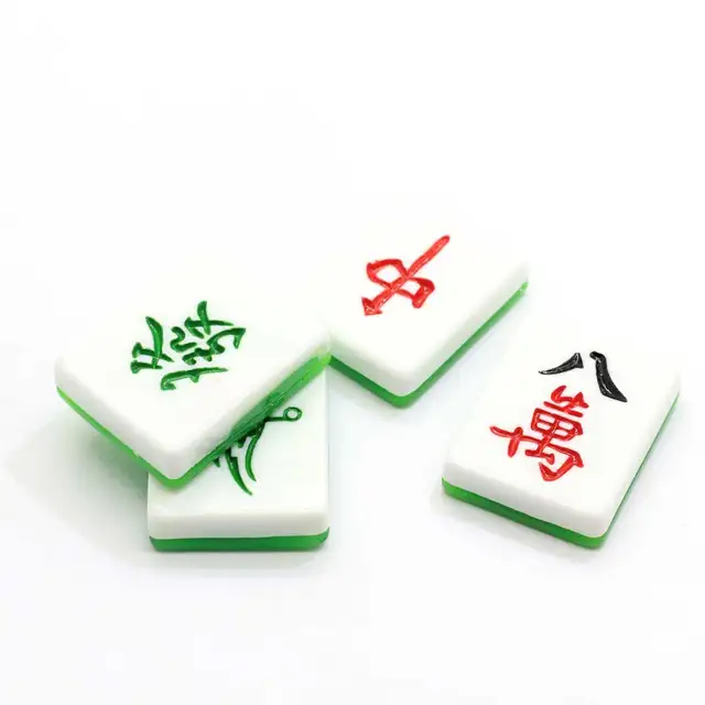 Game pieces cardboard mahjong tile pieces lot scrapbooking craft supplies