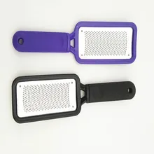 1 шт. пилочка для ног для удаления мозолей и сухой кожи, ручной металлический стоп-файл, резиновый скребок для удаления омертвевшей кожи, инструмент для ухода за ногами, педикюрный скребок для ног