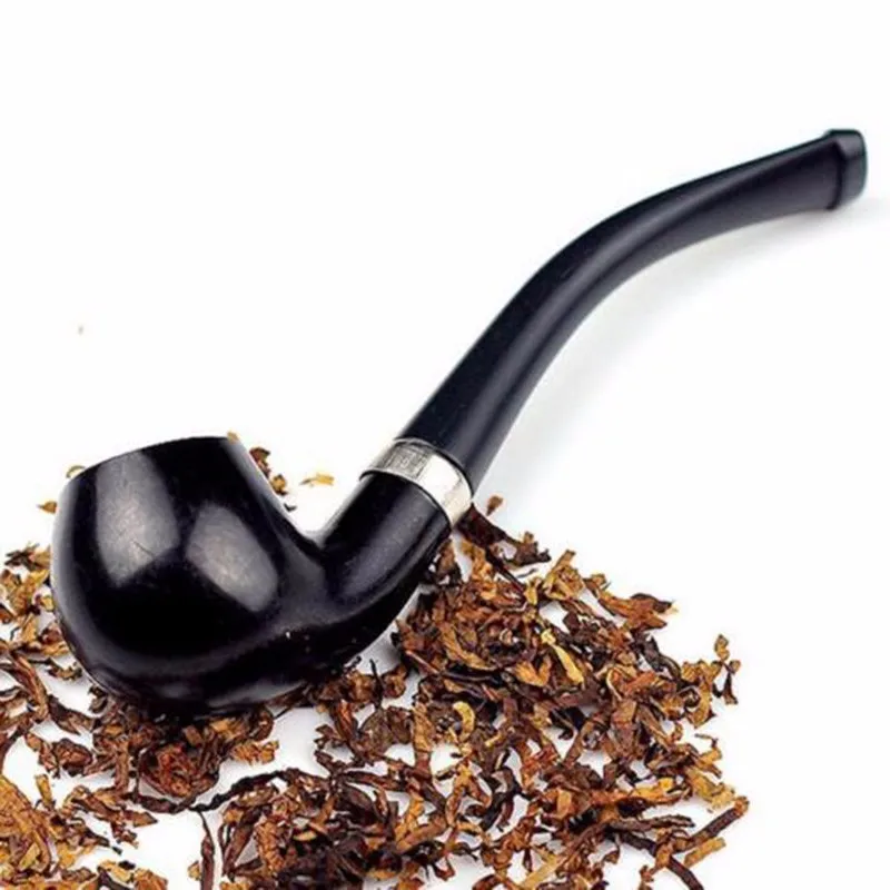 Новые черные курительные трубки сигарета Винтаж деревянный Прочный Табак