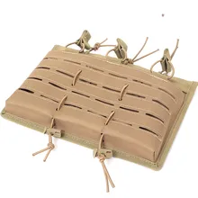 Лазерная Тройная Пейнтбольная страйкбольная сумка для тактического жилета, рюкзака, патрона, охотничьих аксессуаров, 1000D, сумка с зажимом для пули