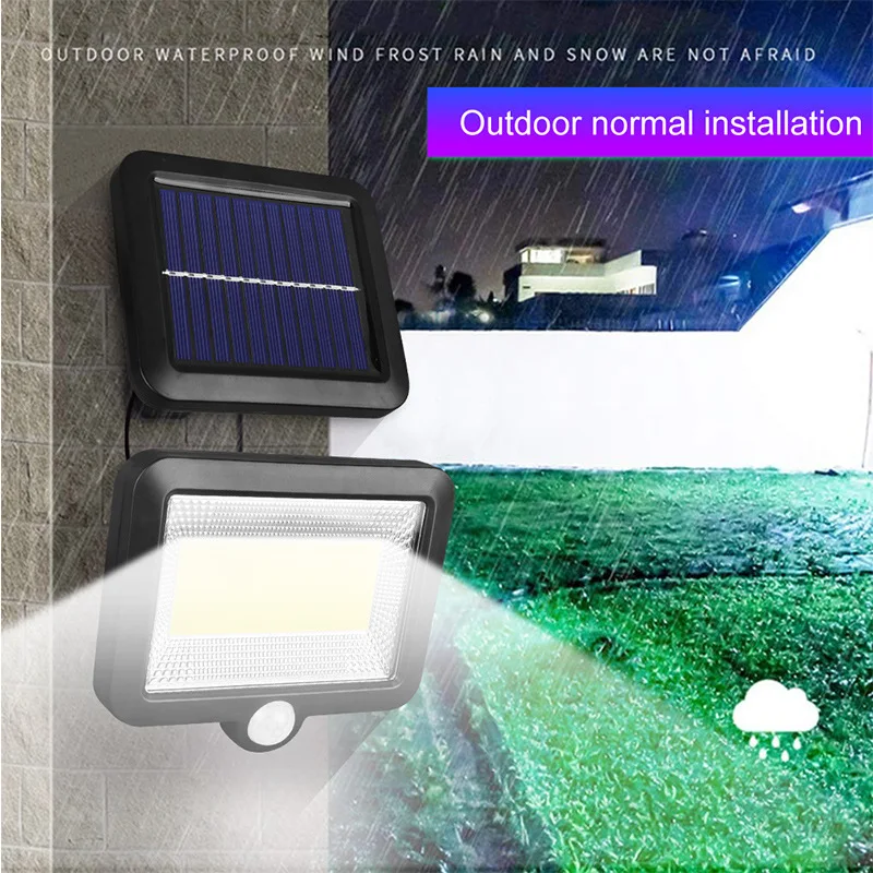 Solar garden light Luz Solar Lamp with Motion Sensor Solar Light Outdoors IP65 High Power LED Solar guirlande solaire exterieur