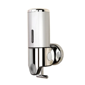 

Wall-Mounted Soap Dispenser Plastic Soap Dispenser for Home Bathroom Stainless Steel Hand Soap Bottle