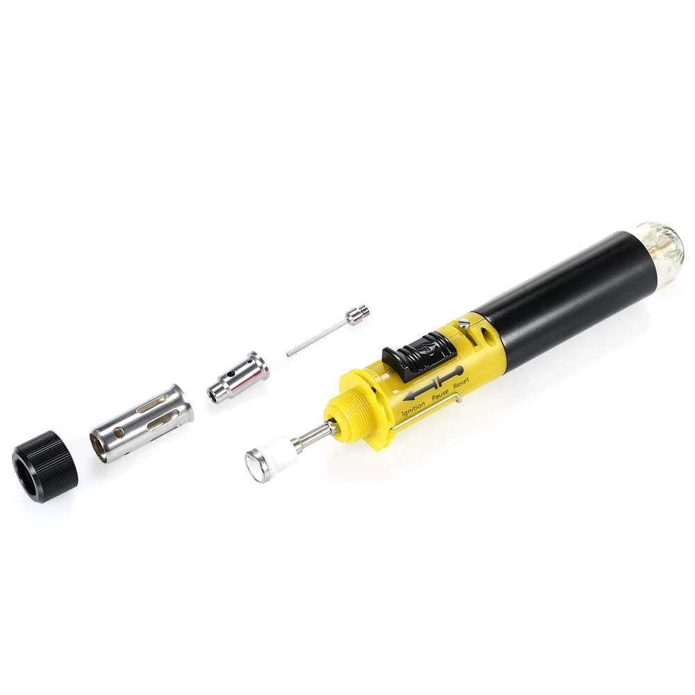 

New Gas Soldering Iron 12 in 1 Professional Pen Type Butane Electric Soldering Iron Set Dual Function Flame Ignitor Welding Tool