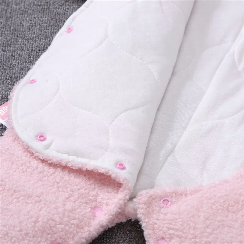 baby clothes Infant Baby Girls Boys Bear Winter Zip Thick Snowsuit Hoodie Coat Jumpsuit Winter warm clothing romper #4S03 (1)