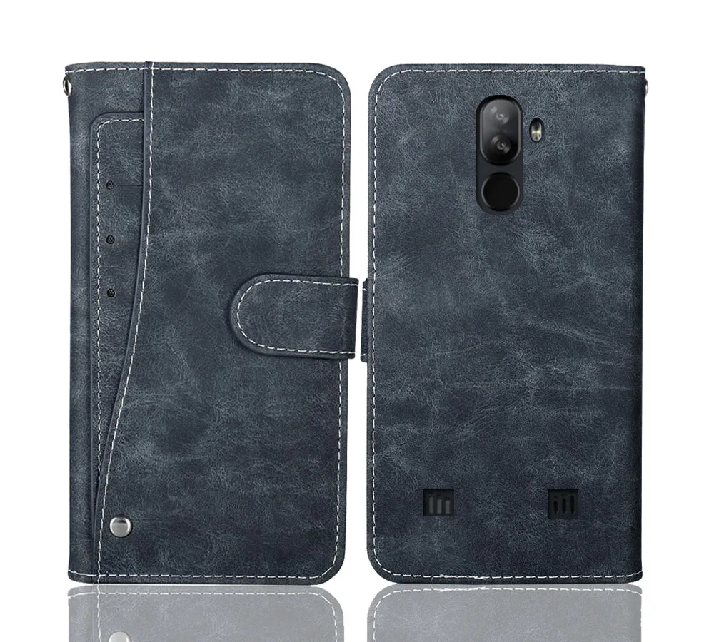 

Luxury Wallet Doogee S40 Case 5.5" Vintage Flip Leather Cases Business Protective Cover With Front Card Slots Stand Phone Book