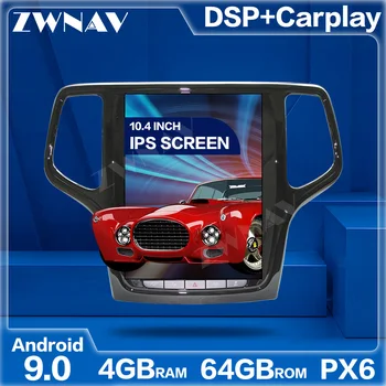 

PX6 4+64 Tesla Style Big Screen Android 9.0 Car Multimedia Player For JEEP Grand Cherokee 2014+ GPS Audio Radio stereo head unit