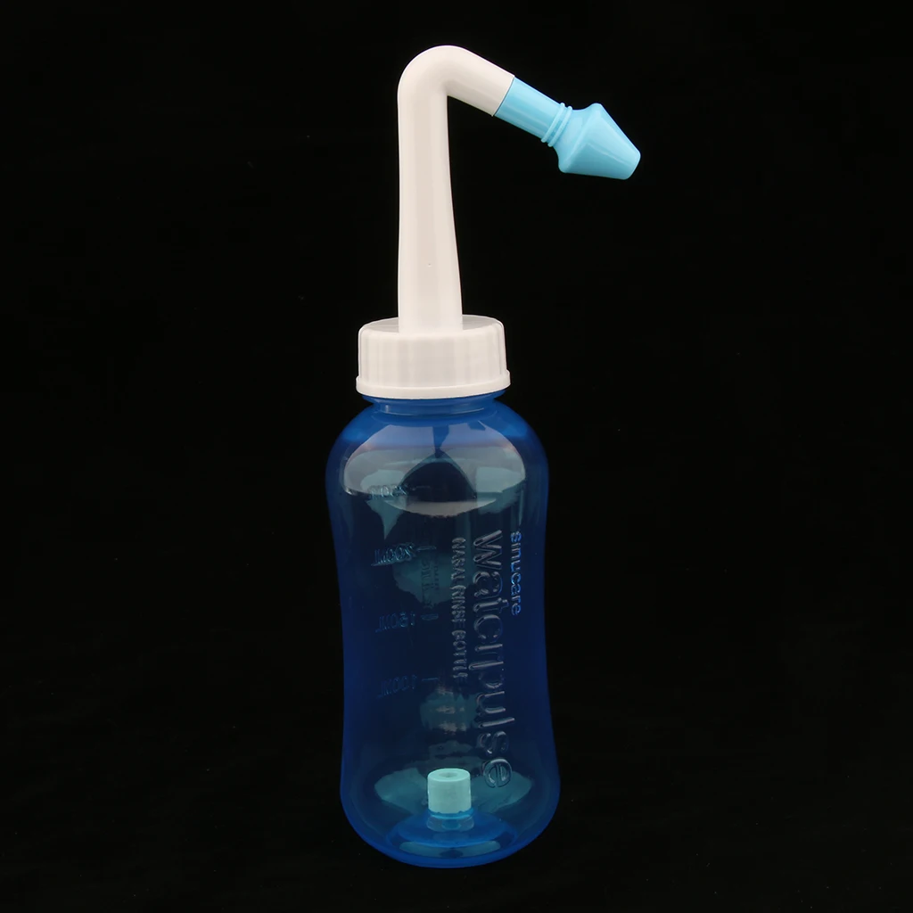 Travel Adults Kids Nasal Rinse Wash Nose Clean Irrigator Neti Pot Bottle