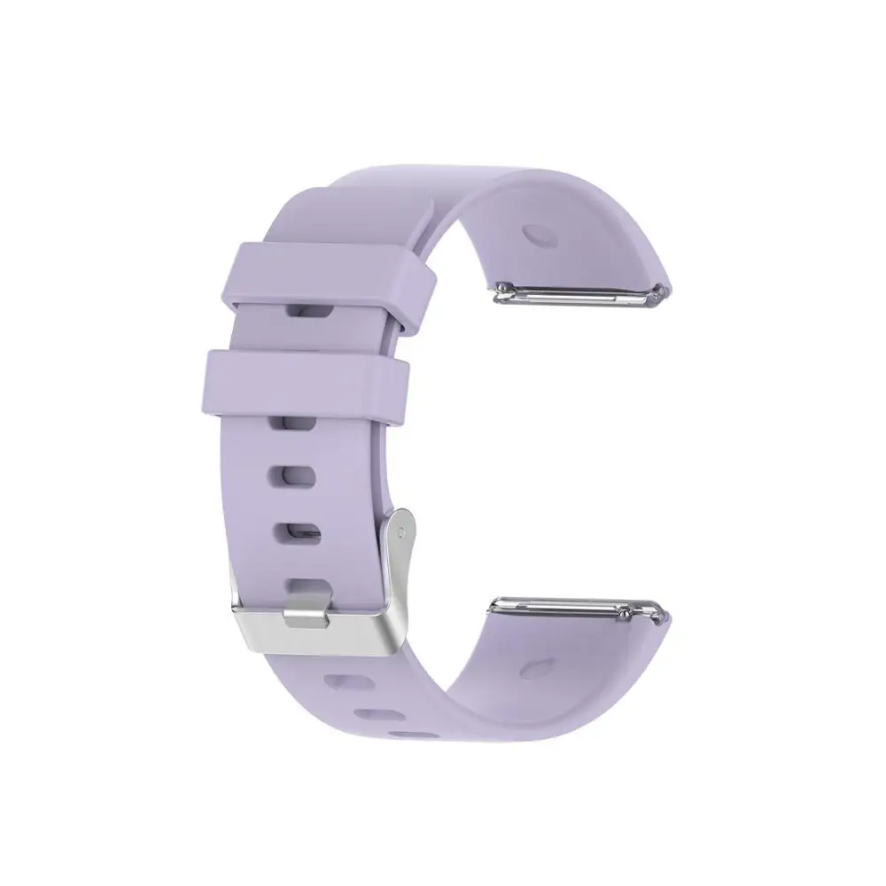 Light purple Силиконовый ремешок для Fitbit Versa 2 Сменные аксессуары для часов Браслет для Fitbit Versa lite ремешки для часов - Цвет: Light purple
