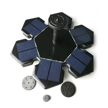 

Mini Solar Powered Fountain Pump Garden Decor Floating Led Solar Panel Water Pumps For Garden Pool Outdoor Decoration Fountains