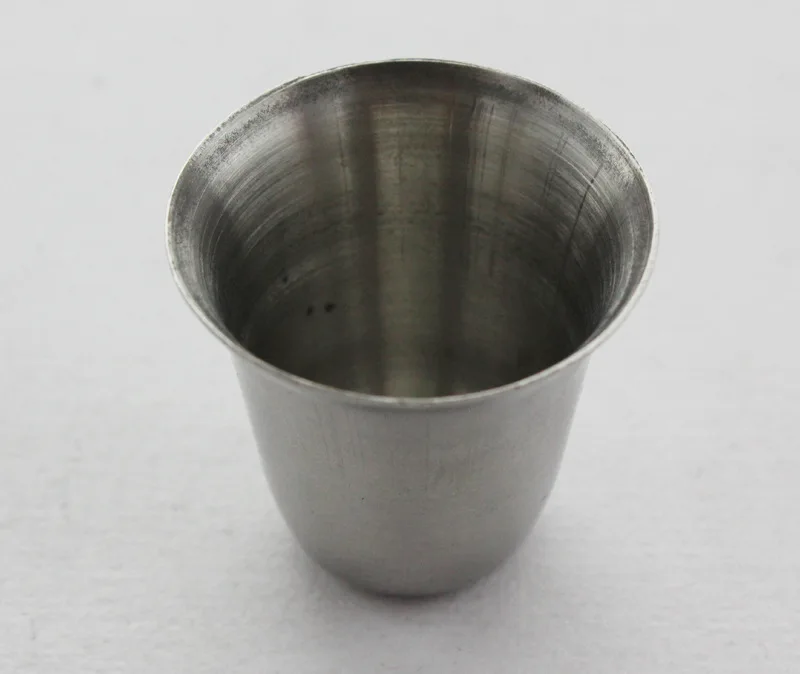 201 Stainless Steel 15 Ml Portable Stainless Steel Flagon Only Wine Glass guang kou bei