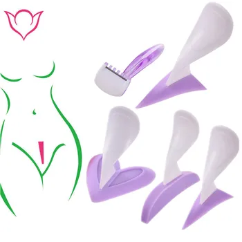 

3 Shapes for Women Bikini Dedicated Privates Shaving Stencil Sexy Female Pubic Hair Razor Intimate Shaping Beauty Device Tool