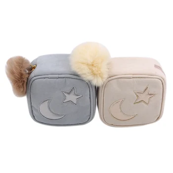 

Portable Travel Jewelry Storage Bag Earrings Nail Ring Necklace Bracelet Storage Box Makeup Storage Bag