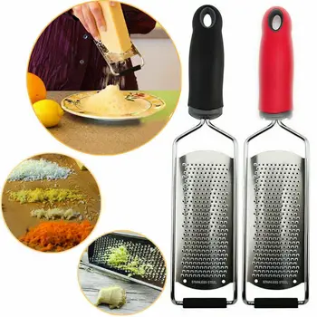 

New HOT Stainless Steel Garlic Grater Mills Parmesan Orange Nutmeg Lemon Citrus Cheese Hand Grater