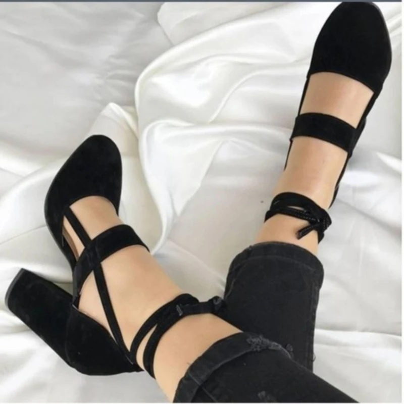 De las mujeres de talla grande 35-43 mujeres tacones Chaussures Mujer Sandalias de verano Zapatos de tacón alto para fiesta de boda zapatos de mujer tacón grueso