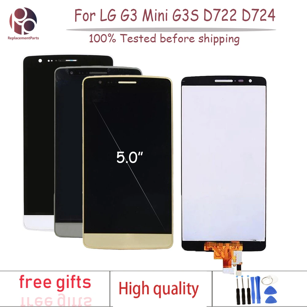 Для LG G3 Mini ЖК дисплей дигитайзер Замена для S экран G3S D722 D724 сенсорный