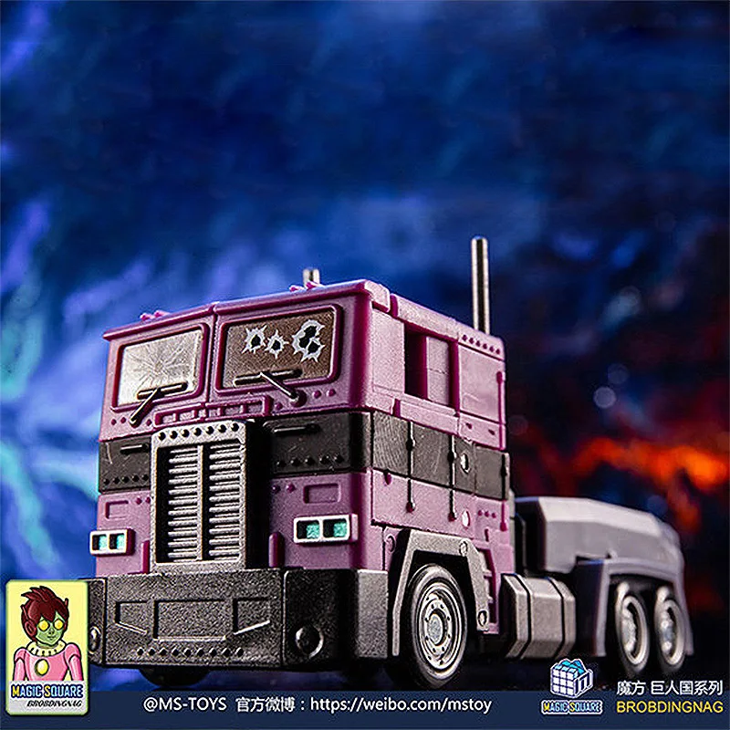 Трансформация MS-B18SG зеркало фиолетовый столб MS-TOYS малый масштаб изменение ПВХ действия Детские куклы игрушки