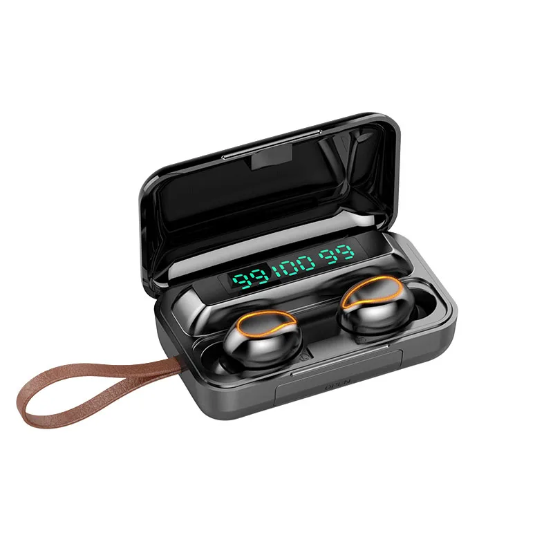 

Bluetooth 5.0 Earphone Wireless Headphones IPX7 Waterproof Earbuds 2000mAh Charging Box HiFi Stereo Sound Sport Headset With Mic