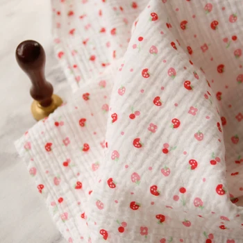 

Little Dot Fabric Cotton Soft Summer Stretch Outerwear Handmade Sewing Material Fabric Tissus Au Metre Sewing Supplies DE50ML