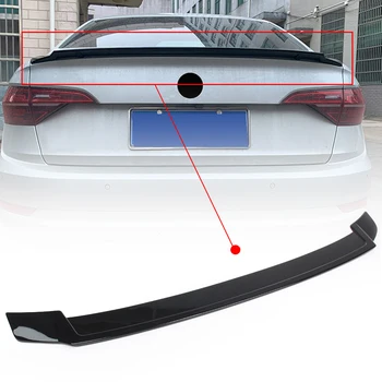 

Car Rear Lip Spoiler Tail Trunk Wing Trim ABS Plastic Exterior Moulding Spoilers Wings For Volkswagen Jetta 2019 Gloss Black
