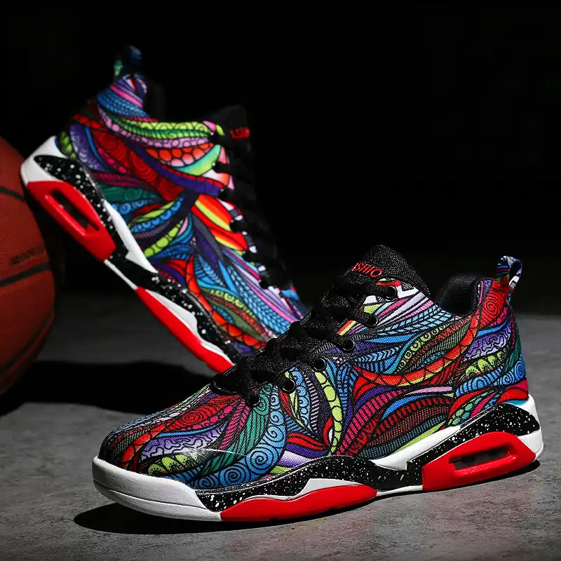 colorful slip on shoes