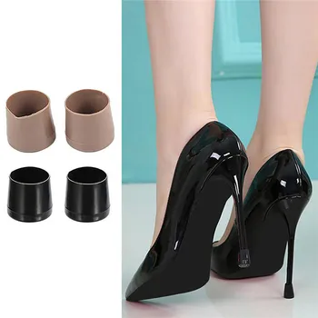 

1Pair Foot Care Non-slip High Heel Protectors Heel Tip Replacements Caps - Heel Caps for Stilettos and Slim Heels Tips