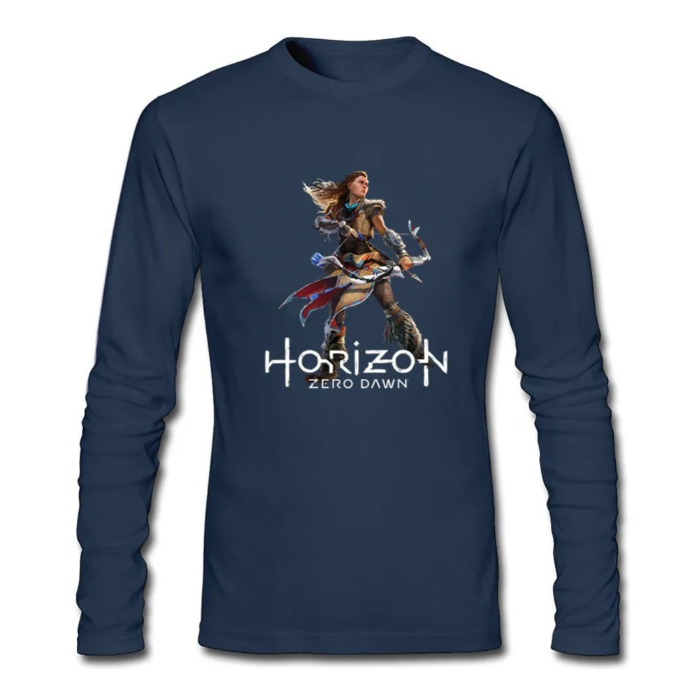 Футболка с длинными рукавами Horizon Zero Dawn мужские футболки Забавные индивидуальная