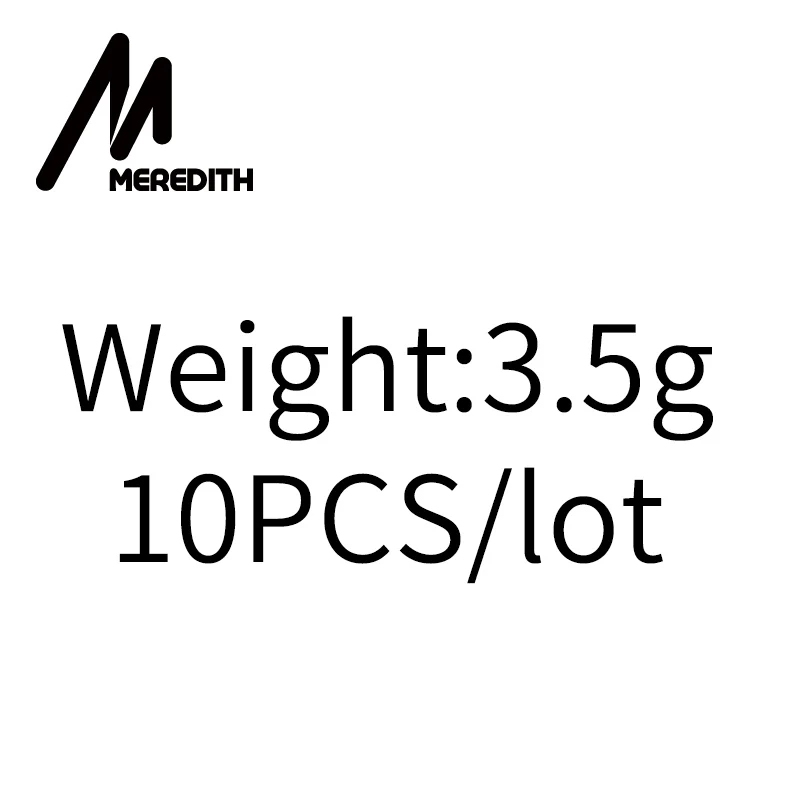 MEREDITH 10 шт./партия 3,5 г 5 г 7 г 10 г 14 г тумблер свинцовая головка рыболовный крючок приманка рыболовные крючки для мягкой приманки рыболовные снасти - Цвет: 3.5g-10pcs