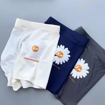 

EU/US Size PEACEMINUSONE Boxers Shorts 2020 Men Women Modal Polyester Spandex material peaceminusone fragment Logo Boxer Shorts