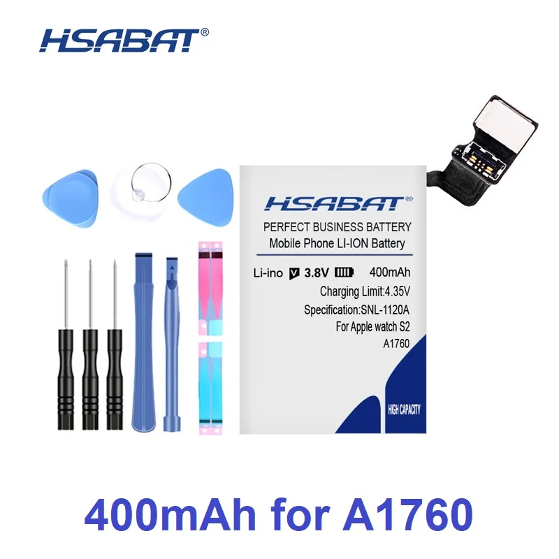 HSABAT 460 мА/ч, Батарея для наручных часов Apple watch, A1578 A1760 A1761 A1579 Series 1 Series 2 38 мм 42 мм Series1 Series2 - Цвет: for Series 2 38mm