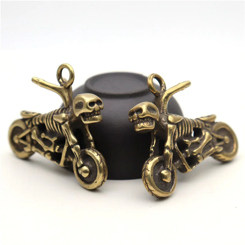 skull motor keychain pendant (2)