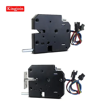 

KINGJOIN Electric Control Lock DC 12V/1.5A-2A Electromagnetic Door Lock Cabinet Drawer Lockers Lock Latch Carbon Steel Black