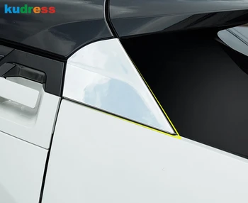 

For Toyota CHR C-HR 2016 2017 2018 2019 Chrome Window C Pillar Cover Molding Trim Glass Decoration Sticker Exterior Accessories