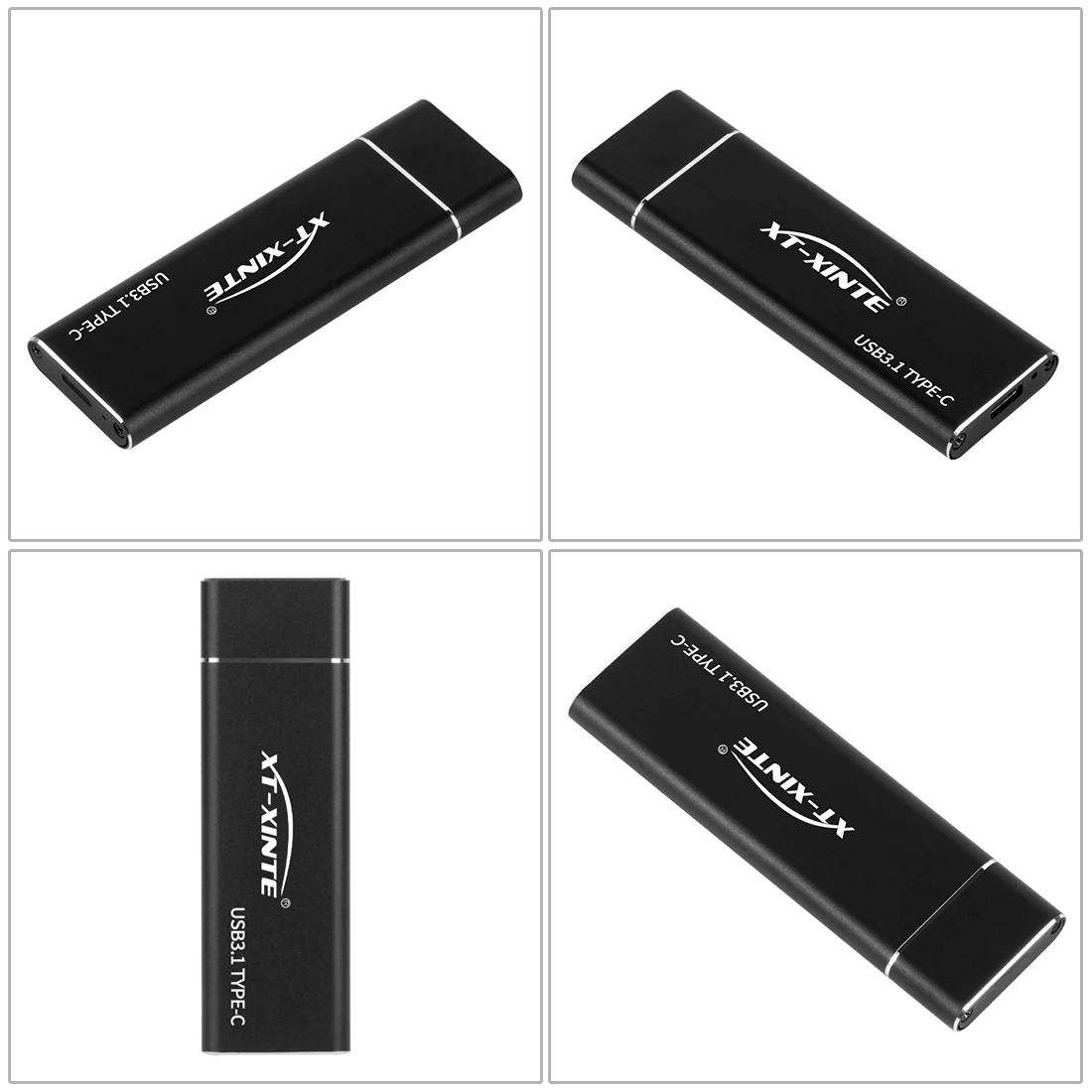 Корпус для жесткого диска USB 3,1 Для M.2 NGFF SSD жесткий диск Box адаптер чехол Тип C/USB к Тип-C кабель для 2230/2242/2260/2280 m2 SATA SSD