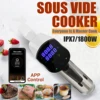 Smart Wifi Control IPX7 Waterproof Vacuum Sous Vide Cooker 1800W Immersion Circulator Accurate Cooking With LCD Digital Display 1