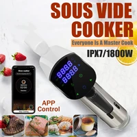 Smart Wifi Control IPX7 Waterproof Vacuum Sous Vide Cooker 1800W Immersion Circulator Accurate Cooking With LCD Digital Display 1