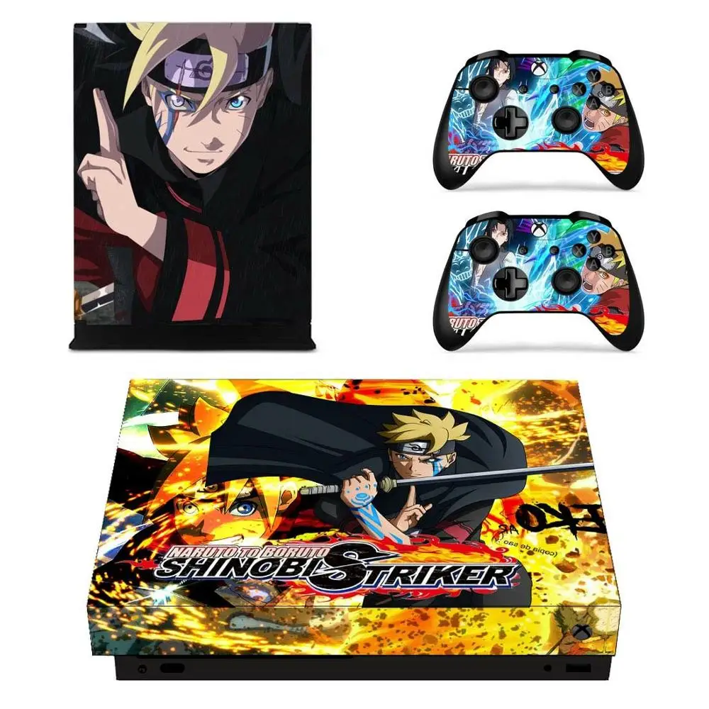 Наруто для Boruto Shinobi Striker наклейка s для Xbox One X Виниловая наклейка для Xbox one X пульт дистанционного управления скины